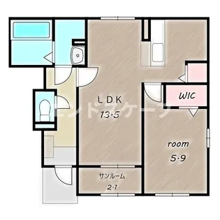パラッツオ B【1階】の間取り