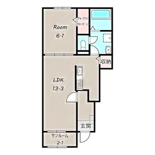 パラッツオ A【1階】の間取り