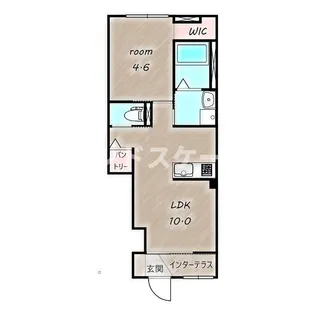 リアン・Ⅲ【1階】の間取り