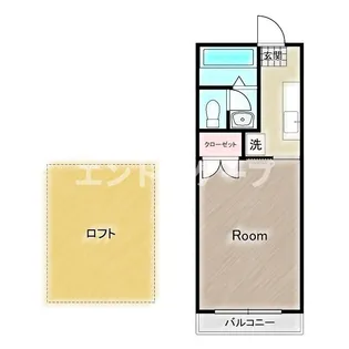 WIND12【203号室】の間取り