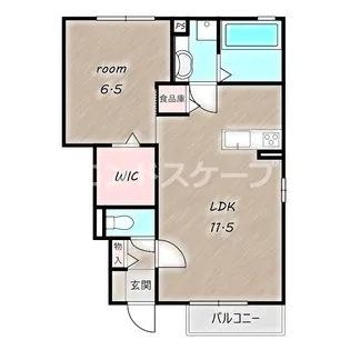 ラック ローズ【1階】の間取り