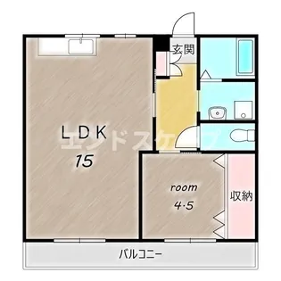 レジデンスシムラ【1階】の間取り