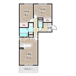 Brezza【2階】の間取り