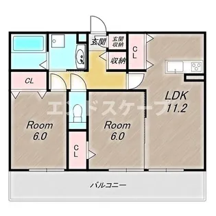 Brezza【2階】の間取り