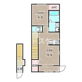 グラナティス【2階】の間取り
