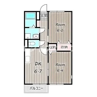 グリーンハイツ【1階】の間取り