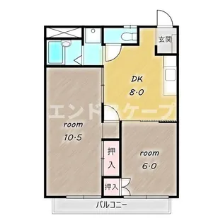 シティーハイツT&T【2階】の間取り