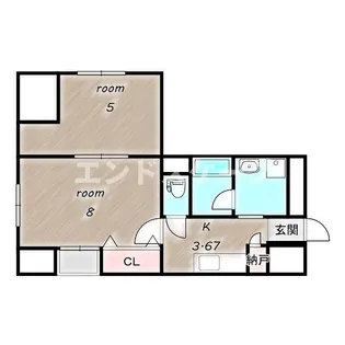 チェルキオ羅漢【3階】の間取り