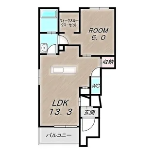 ラ・ティーダヒルズ N【1階】の間取り