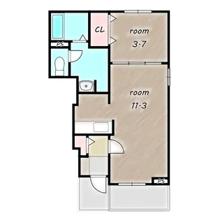 エアリーⅡ【1階】の間取り