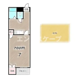 マインプラッツI【203号室】の間取り