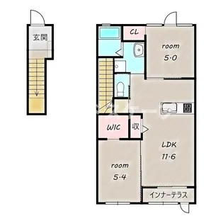 グランデイズ【2階】の間取り