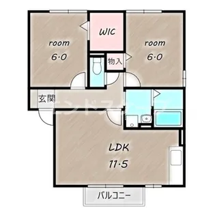 メゾンプレジール A【2階】の間取り