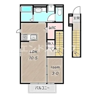アムール C【2階】の間取り