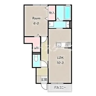 マリオーネ f【1階】の間取り