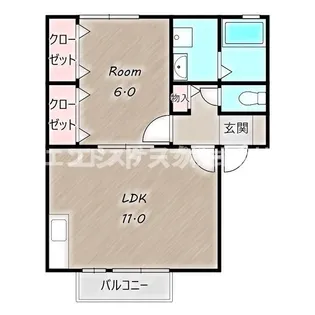 オリーヴ Ⅱ【2階】の間取り