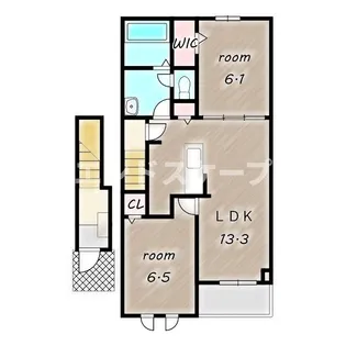 クレール Ⅰ【2階】の間取り