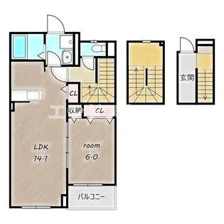 ブルーノ ネオ【3階】の間取り