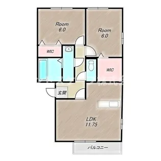 ルミエール【1階】の間取り