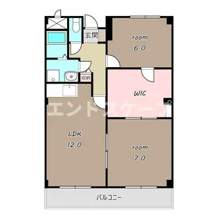 フラワープレイス【1階】の間取り