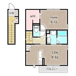 セプトガーデン井野町【2階】の間取り