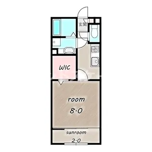 ルビーD【2階】の間取り