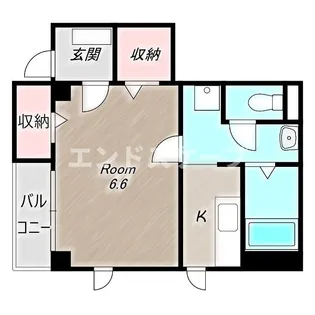 アミティー【1階】の間取り