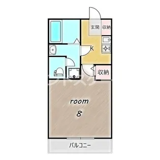 ボナールアークA【1階】の間取り