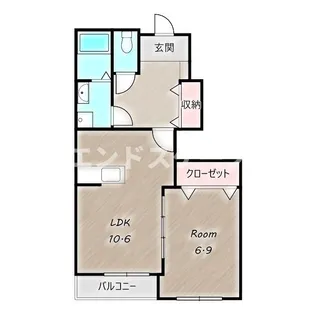 トロワ・ド・ジャンコ AX【1階】の間取り
