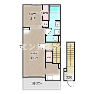 グラン・フォレストⅡ【2階】の間取り