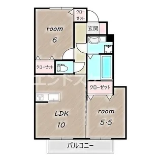 グランテラス高井【1階】の間取り