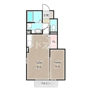 セプトガーデン新前橋【105号室】の間取り