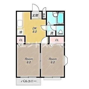 スイートホームズ【2階】の間取り