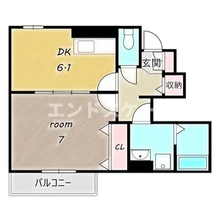 フラン カーサⅢ【1階】の間取り