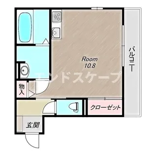 マヌール【3階】の間取り