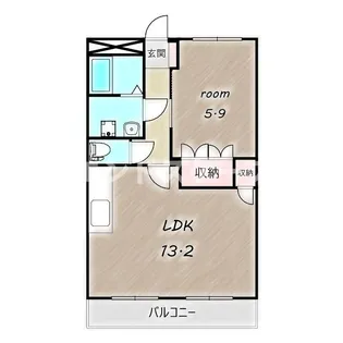 ドリームヒル【2階】の間取り