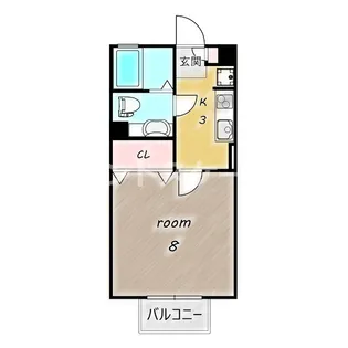 セサミコート【1階】の間取り