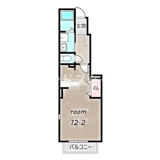 ブルーム フィールド2【1階】の間取り