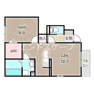 プリムローズ【1階】の間取り