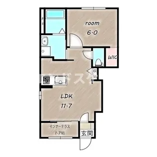 ベルグラーノ【1階】の間取り