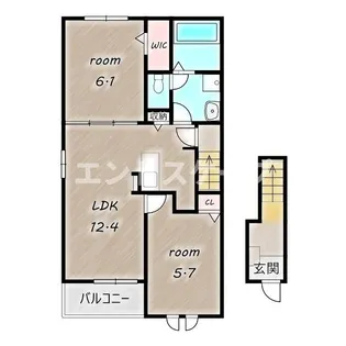 エテルノ【2階】の間取り