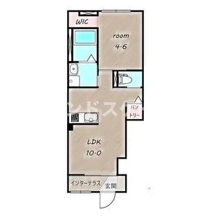 リアン・Ⅲ【1階】の間取り