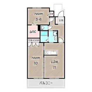 Grand Leaga【7階】の間取り