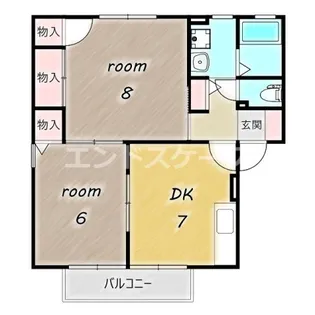オリゾン A【2階】の間取り