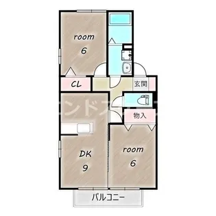 セレンディピティ・ヴィラ【201号室】の間取り