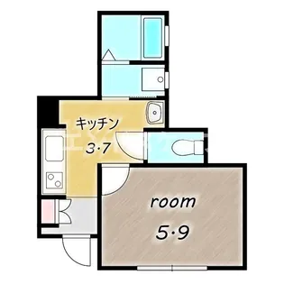 フェリーチェ飯塚【1階】の間取り