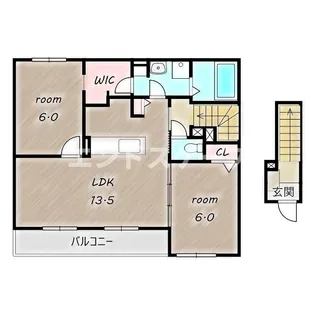 リーベン【2階】の間取り