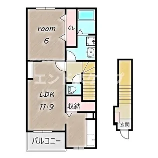 ラコルタ【2階】の間取り