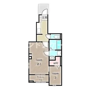 グランテラス Ⅱ【1階】の間取り