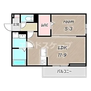フェリーチェTAKASAKI Ⅱ【2階】の間取り